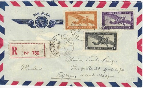 1951-02-20 HANOI NORD VIETNAN  A MADRID.jpg