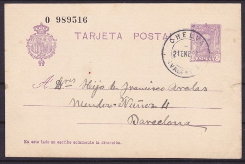 6 CHELVA (Valencia) Nuevo tipo 21 Ene. 28.jpg