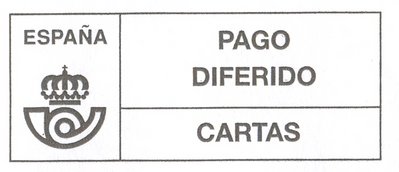 Franqueo Pagado. Ministerio de Trabajo e Inmigración. Pago Diferido. Cartucho.jpg