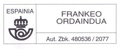 Franqueo Pagado. Urretxuko Udala. 480536-2077. Frankeo Ordaindua. Cartucho.jpg