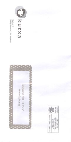 Franqueo Pagado. Kutxa. Eskutitza-Carta. Frankeo Ordaindua. Baja.jpg