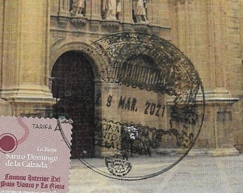 matasellos turistico santo domingo calzada 1