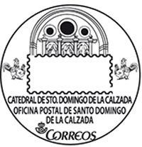 matasellos turistico santo domingo calzada antiguo