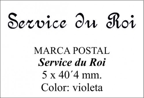MARCA SERVICIO DE S . M. EL REY