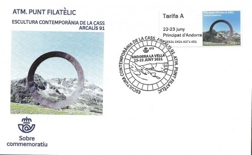 SOBRE CONMEMORATIVO ARCALIS 91 CH21.jpg