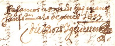 texto manuscrito