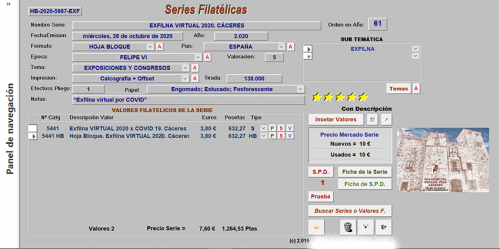 Datos de una Serie