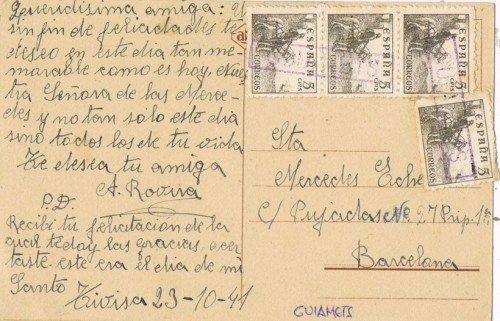 GUIAMETS postal