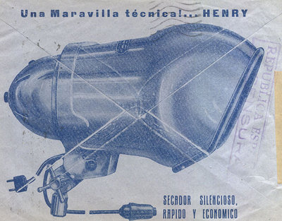 El reverso del sobre bien ilustrado