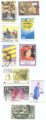 Sellitos de Hong Kong y Australia que faltaban.