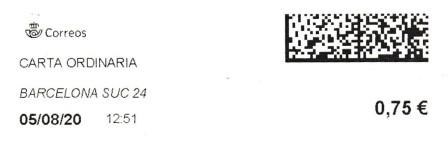 BARCELONA SUC.24. Carta ordinaria. 08_05_2020. Tarifas 2020 (+20 hasta 50 grs) 0,75€.jpg