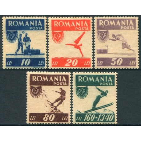rumania-1946 - deporte-5v.jpg