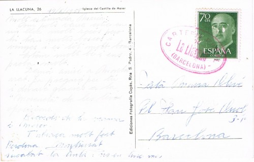 LA LLACUNA  año 1959