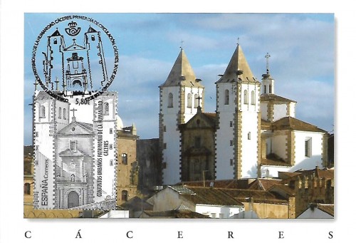 5º.- 06.- PATRIMONIO DE LA HUMANIDAD CÁCERES. ANVERSO - JOSÉ FERNÁNDEZ DEL POZO.jpg