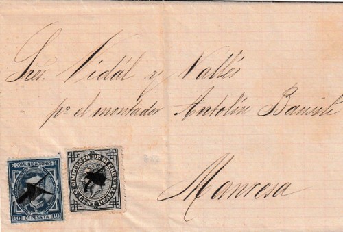Matasellos cruz de tinta Gerona 1877.jpg