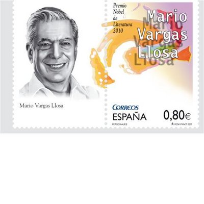 2011-10-03. Personajes. Mario Vargas Llosa. Sello. Baja.jpg