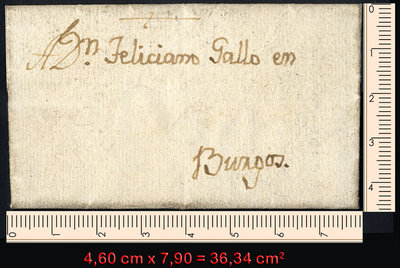 1819 Poza a Burgos fuera de valija