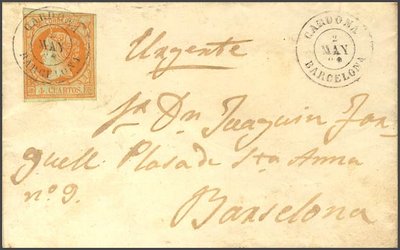 Cardona a Barcelona, 1860
