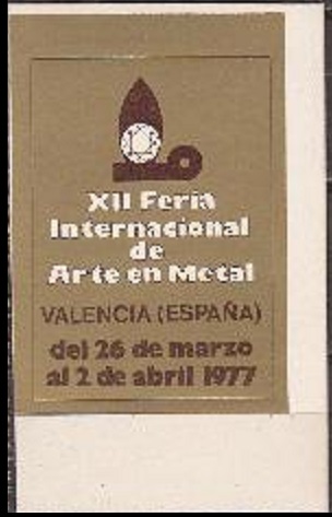 Feria del Arte en Metal. Valencia.- 1977.jpg