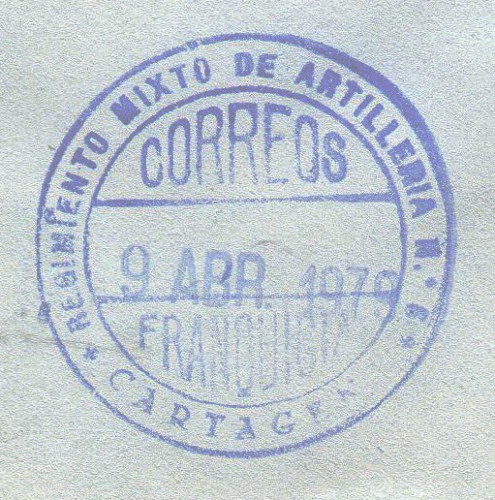 FRAN MIL CARTAGENA REGIMIENTO MIXTO DE ARTILLERIA Nº  9 1978.jpg
