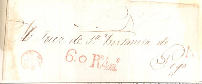 Esta es la plica en cuestion, que debe ser de 1842