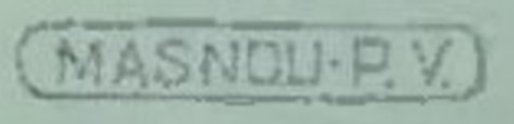 MASNOU lineal P.V. año 1936