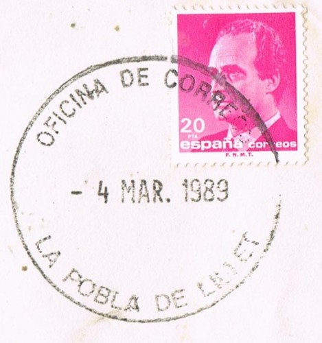 POBLA de LILLET (barcelona) 1989