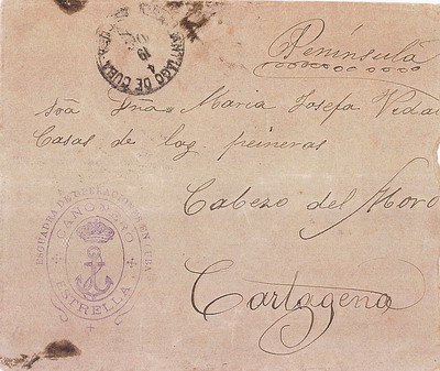 ARMADA ESPAÑOLA Guerra Cuba Cqañonero Estrella red.jpg
