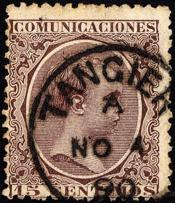 Tangier- Fechador del correo inglés.