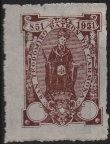 San Teodomiro Patrón de Carmona.- 1951.jpg