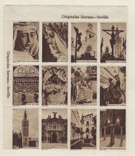 SEMANA SANTA FERIA DE SEVILLA . b12 serie MARRON Fournier Vitoria.jpg