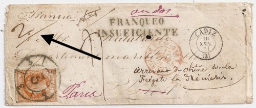 18610410 Carta Francia RC3 Franqueo Insuficiente con flecha.jpg