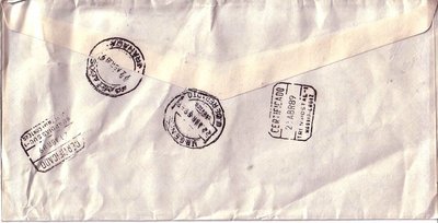 Certificado Tren Postal 1 Madrid-Cádiz