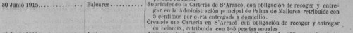 1915 S'ARRACO BOLETIN OFICIAL DE CORREOS.jpg