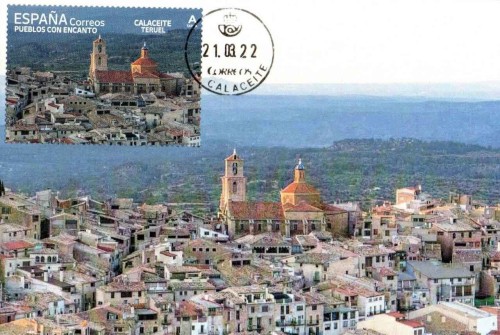 Calaceite (Teruel) matasellos oficina de Calaceite
