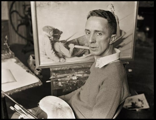 El artista Norman Rockwell