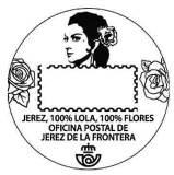 Andalucía. Cádiz. JEREZ. 100 Lola 100 Flores. Sin Correos. Marzo 2023.jpg