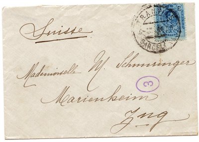 11-020 1916 edifil 264 Baarcelona a Zug (Suiza) nº de censura y llegada al dorso.jpg