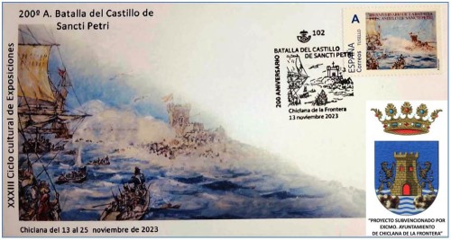 2023.11.14 Chiclana. Expo Batalla Castillo Sancti Petri1.JPG