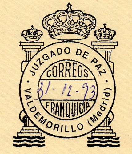 FRAN JUS Madrid  VALDEMORILLO  Juzgado de  Paz 1993 F.jpg