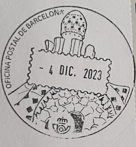 Matasellos turistico de Parc Güell