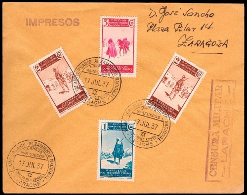 Larache.- 1er Aniversario Alzamiento Nacional.jpg