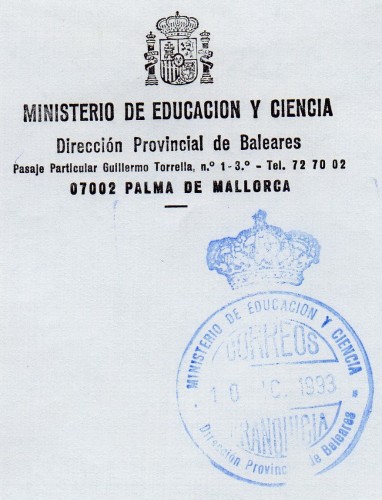 FRAN EDU Baleares PALMA DE MALLORCA Direccion Provincial 1993 024.jpg