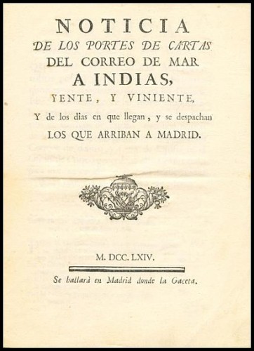 NOTICIA DE LOS PORTES DE CARTAS DEL CORREO DE MAR A INDIAS.jpg