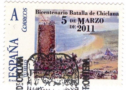 Sello personalizado. Chiclana de la Frontera. 2011. Bicentenario Batalla.jpg