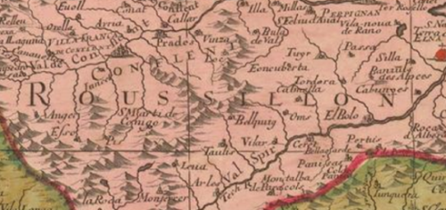 Executen Francesc Puig. Mapa francès del Rosselló. Finals del segle XVII.png