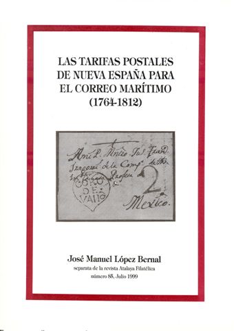 Las tarifas postales de Nueva España. López Bernal. Baja.jpg