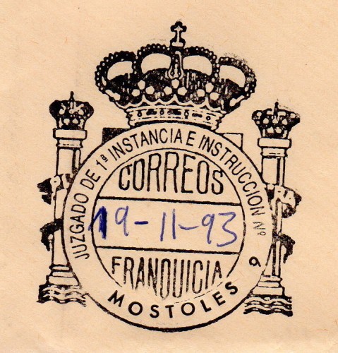 FRAN JUS Madrid  MOSTOLES Juzgado de 1 Instancia n 6 1993F .jpg