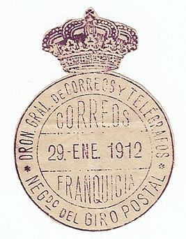 FRAN COR Madrid Negociado de Giro Postal 1912.jpg