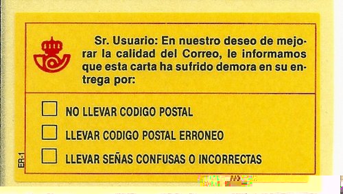Etiqueta de Demora